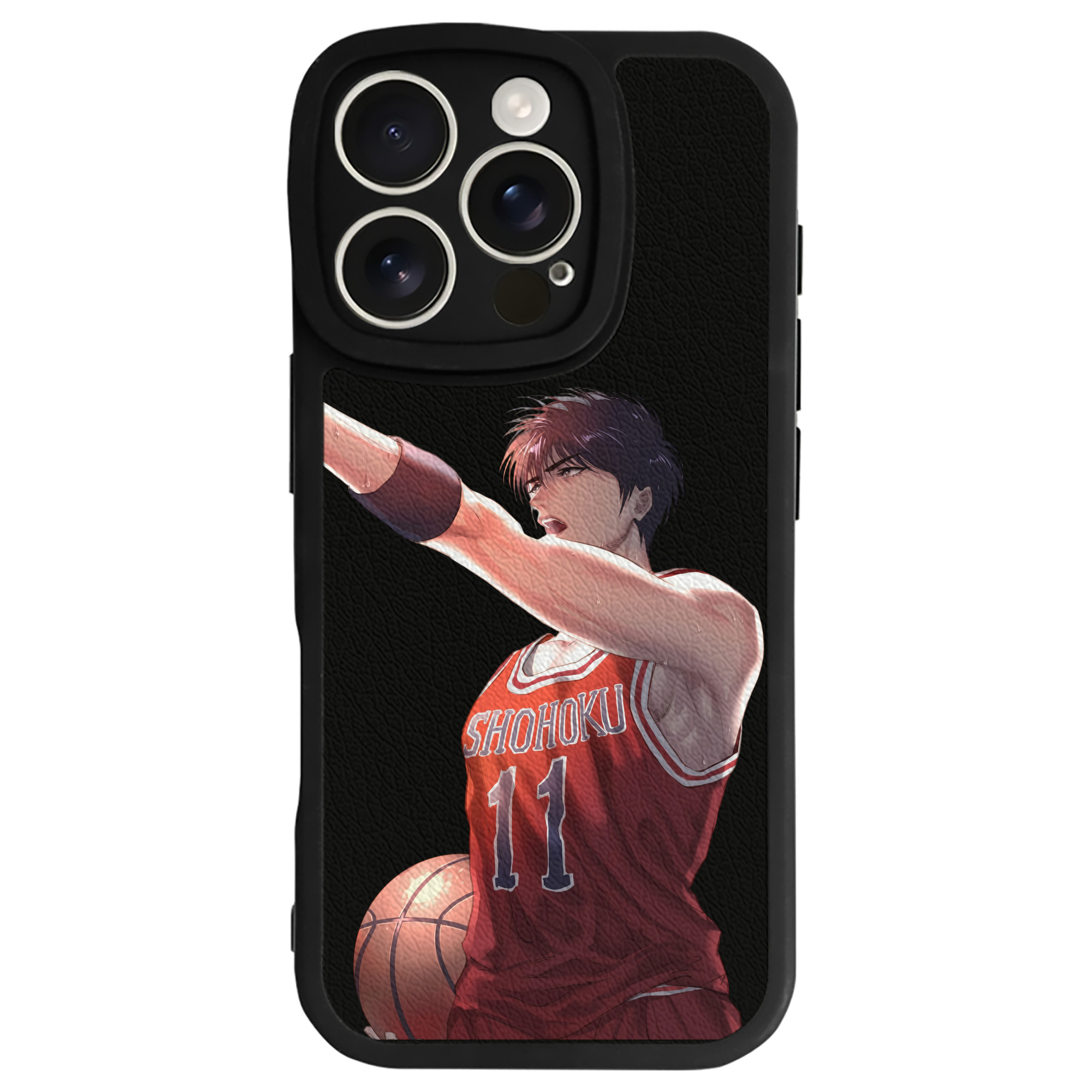 （画像用） SLAM DUNK／スラムダンク 【iPhone 16シリーズ対応】シリコンスマホケース（レザー調） 材質：シリコン